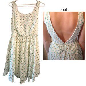 NWOT Lace Polka Dot Dress